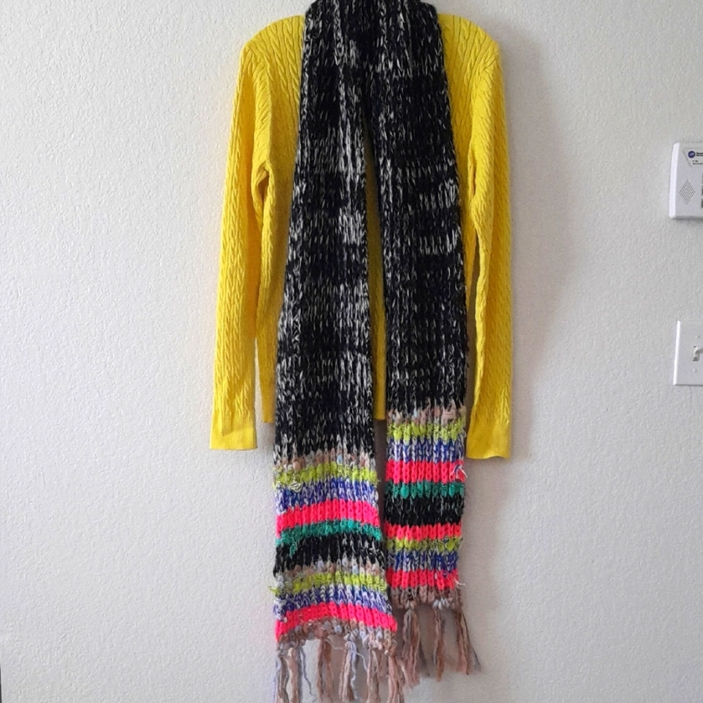Must Go, Sweater And Knit Scarf Set NWOT
